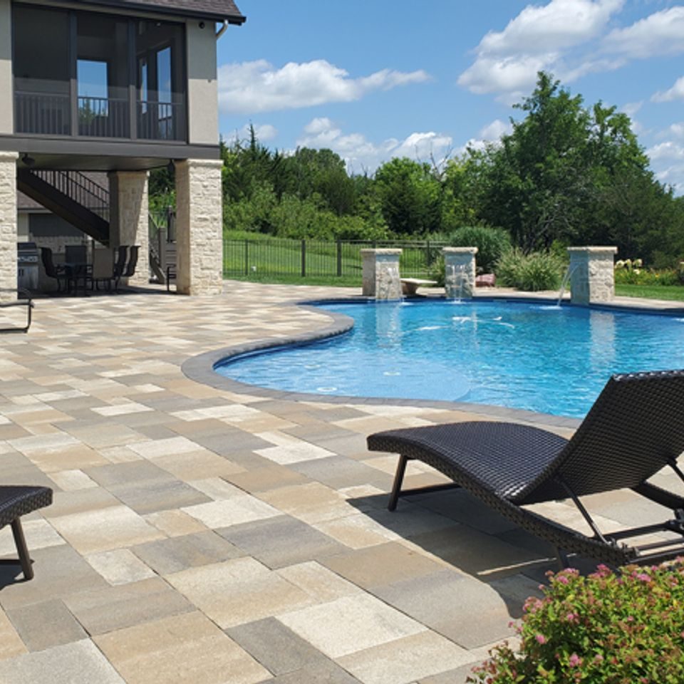 Hardscape project built by Lake Norman Hardscapes in the Lake Norman, NC area