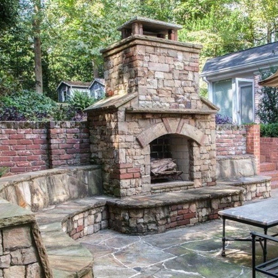 Hardscape project built by Lake Norman Hardscapes in the Lake Norman, NC area