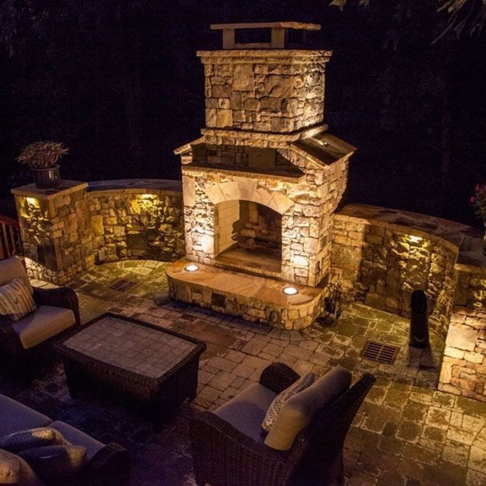 Hardscape project built by Lake Norman Hardscapes in the Lake Norman, NC area