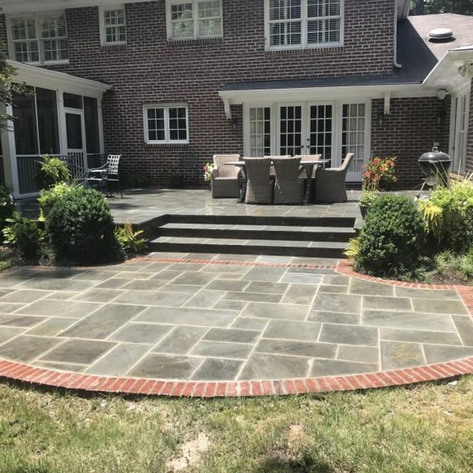 Hardscape project built by Lake Norman Hardscapes in the Lake Norman, NC area