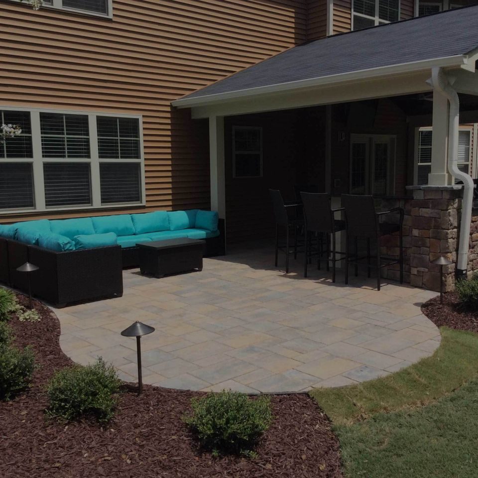 Hardscape project built by Lake Norman Hardscapes in the Lake Norman, NC area