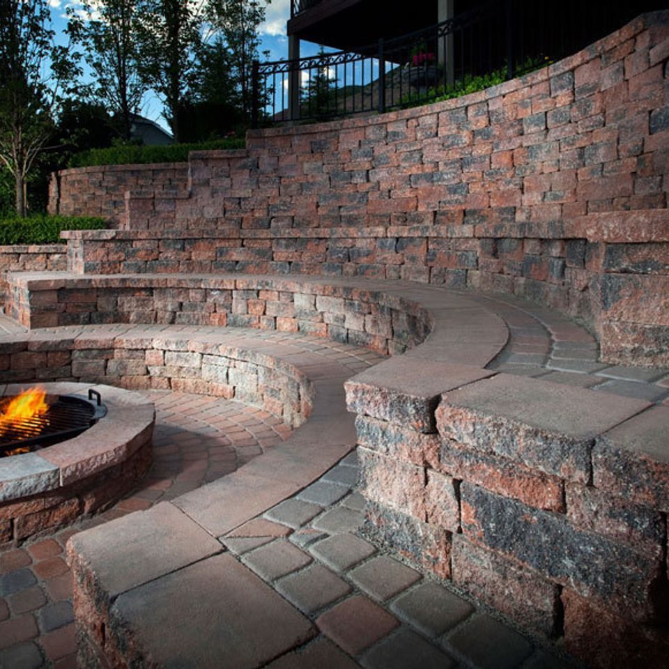 Hardscape project built by Lake Norman Hardscapes in the Lake Norman, NC area