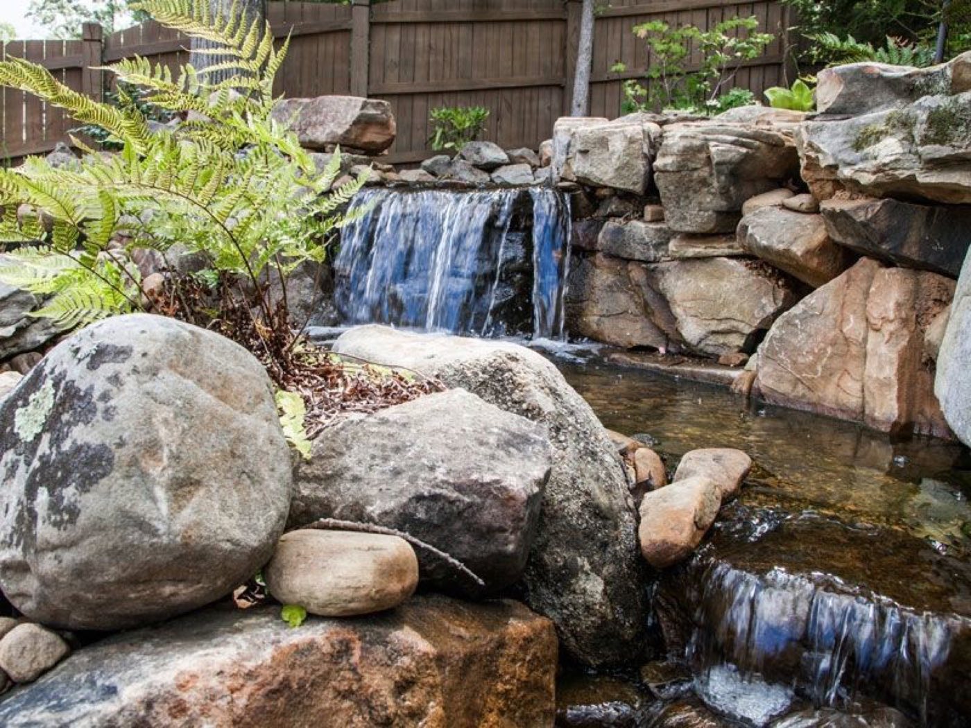 Hardscape project built by Lake Norman Hardscapes in the Lake Norman, NC area