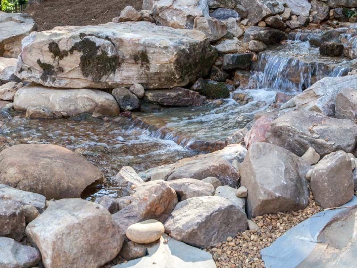 Hardscape project built by Lake Norman Hardscapes in the Lake Norman, NC area