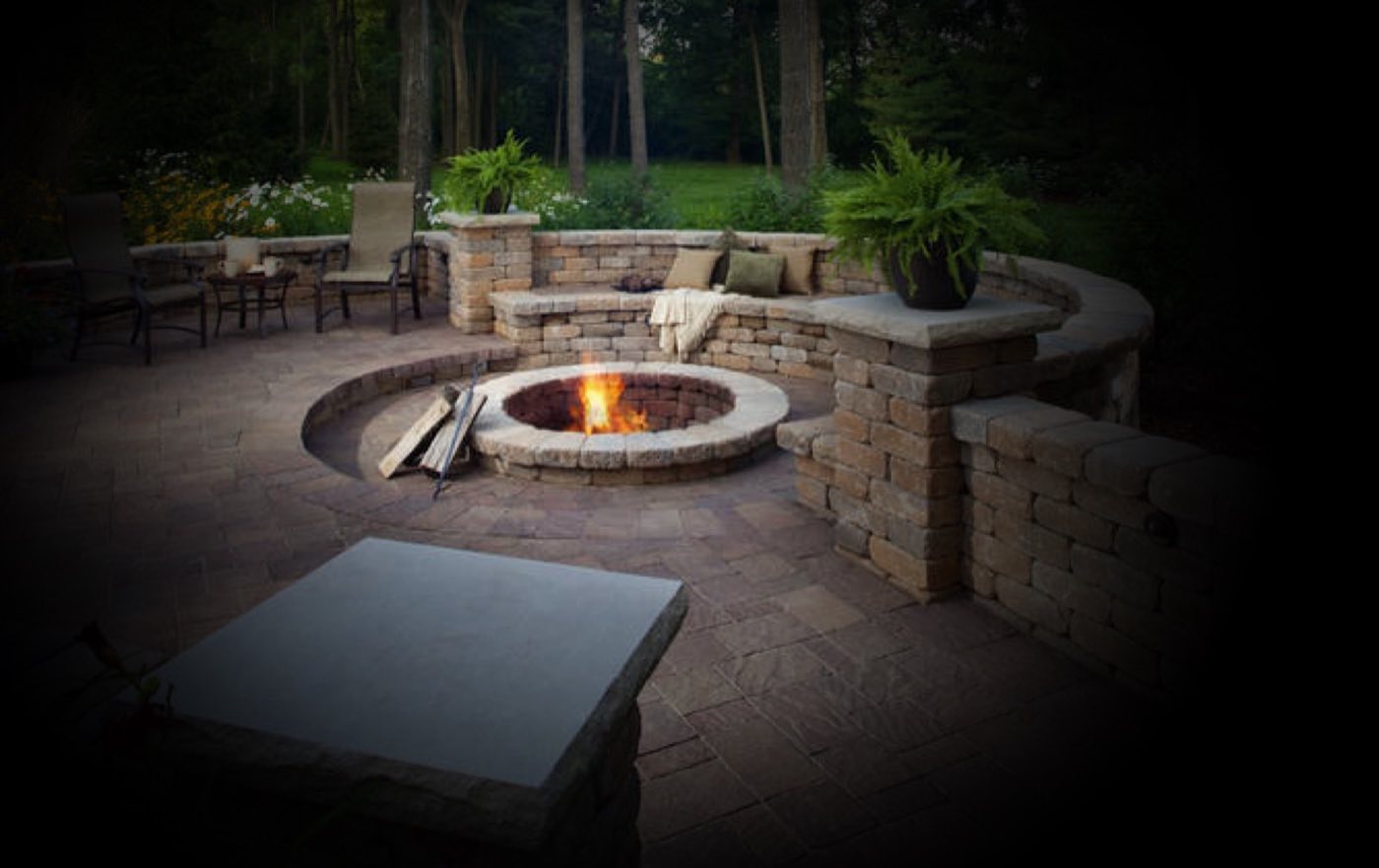 Hardscape project built by Lake Norman Hardscapes in the Lake Norman, NC area