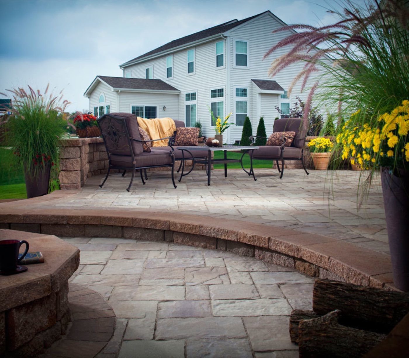 Outdoor structure built by Lake Norman Hardscapes in the Lake Norman, NC area