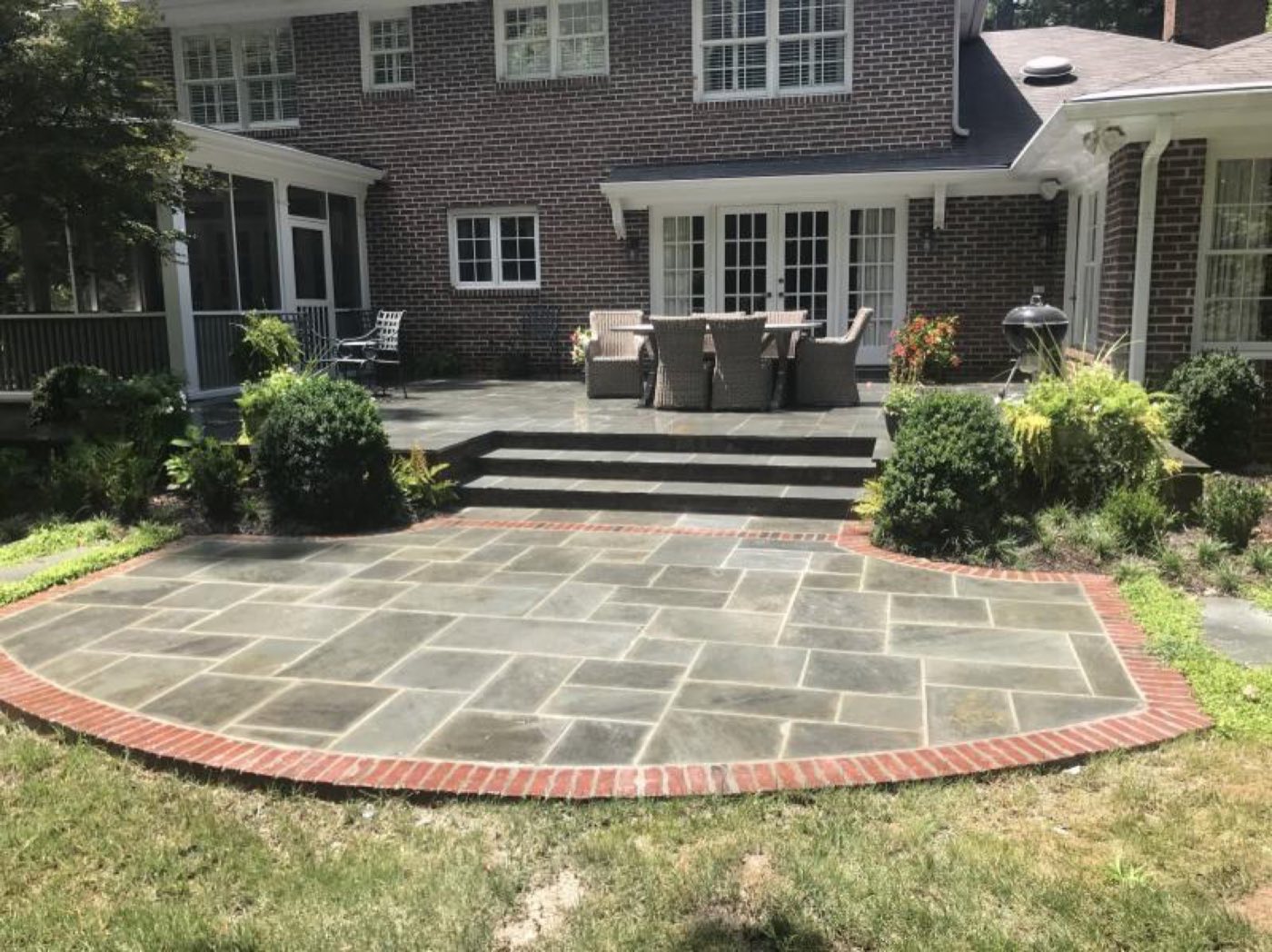 Hardscape project built by Lake Norman Hardscapes in the Lake Norman, NC area