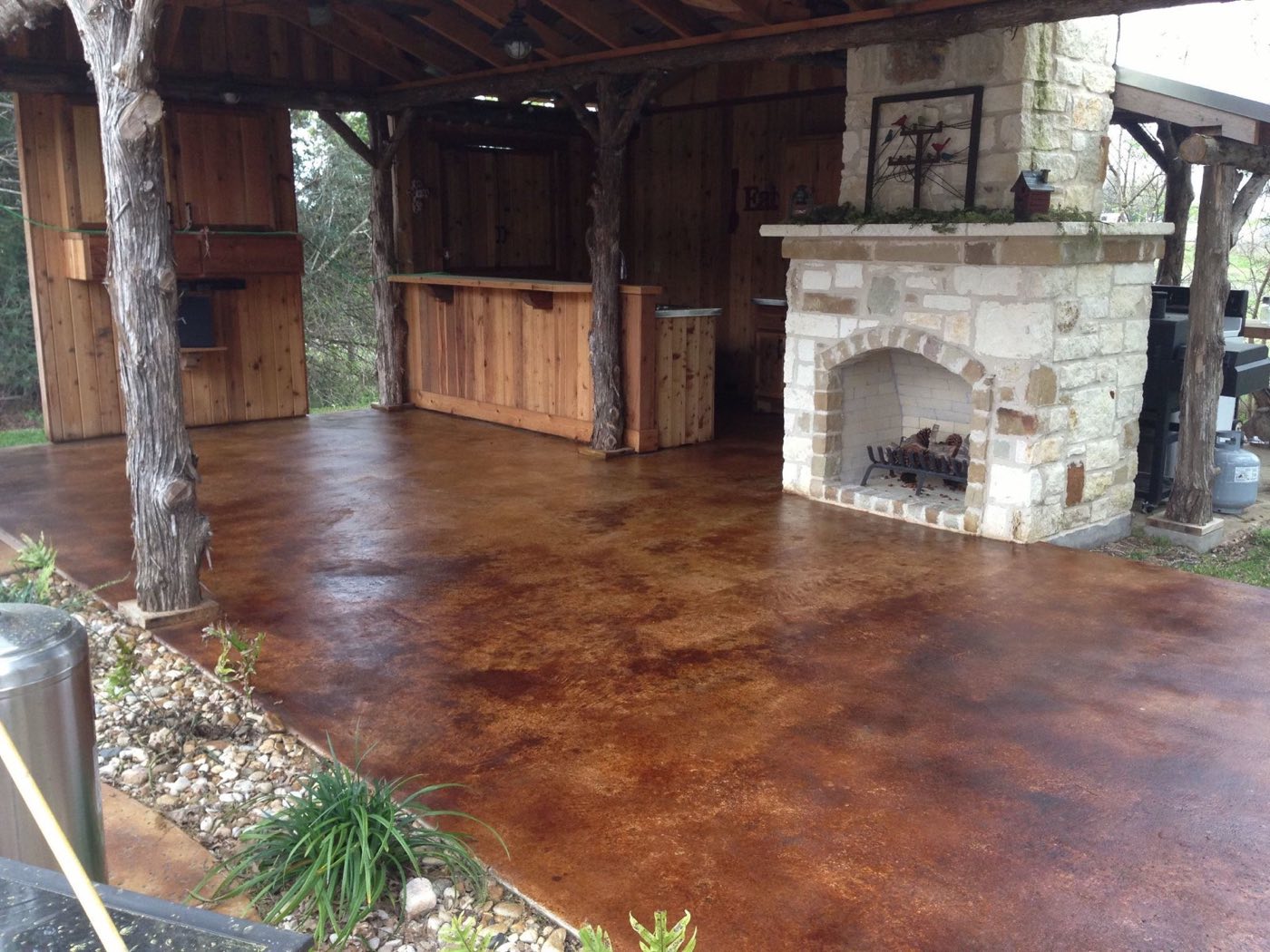 Stamped patio nc